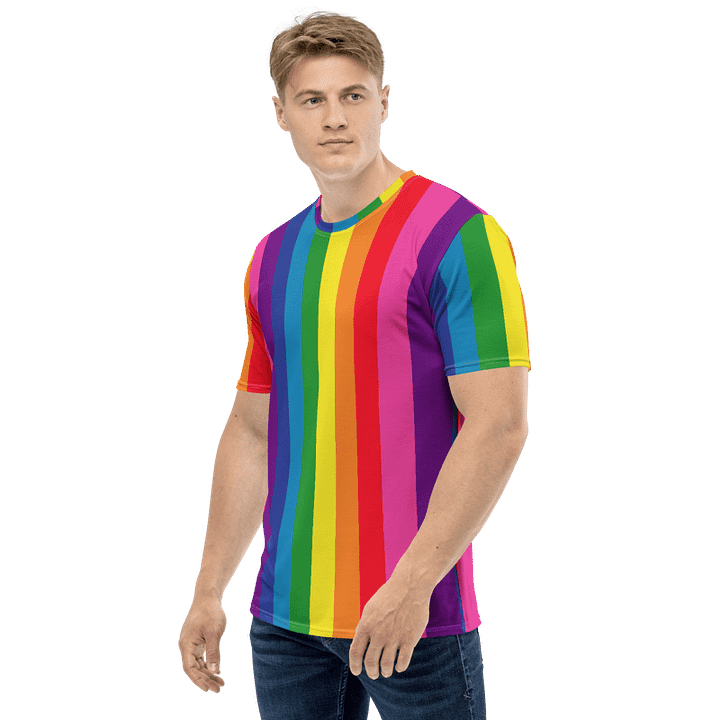 1978 Rainbow Pride Flag = 8-Color - All-Over Print Shirt product image (2)