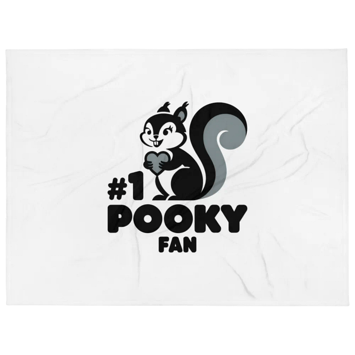 Ultra soft and plushy blanket: #1n Pooky Fan 20's animation X stencil arf product image (2)