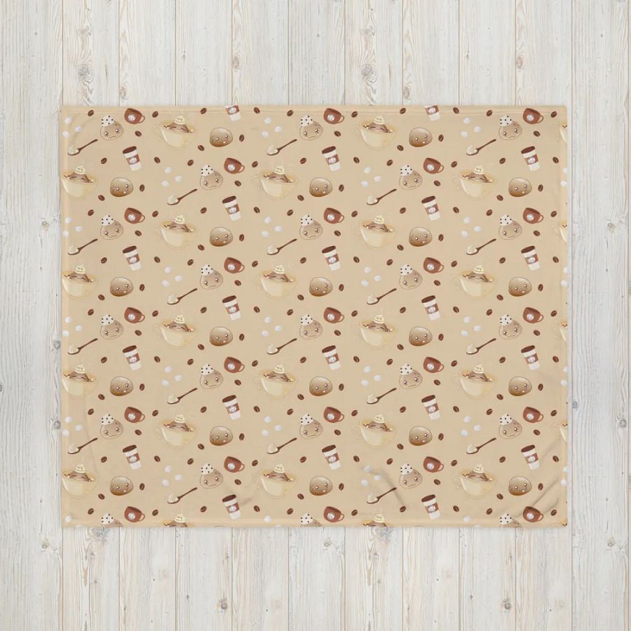 Coffee Slime Throw Blanket product image (3)
