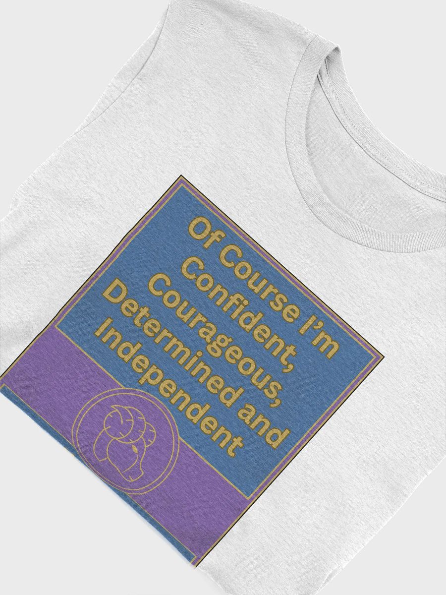 Of Course I’m Aries Zodiac Sign T-Shirt, Zodiac Sign Vibes T-Shirt, Aries T-Shirt, Astrological T-shirt product image (4)