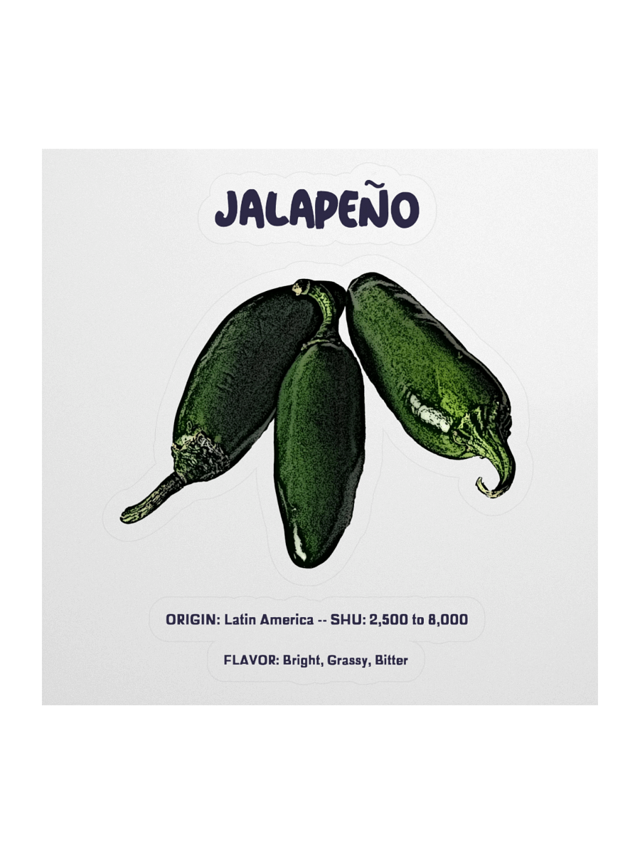 Spicy Jalapeño Kiss Cut Sticker product image (1)