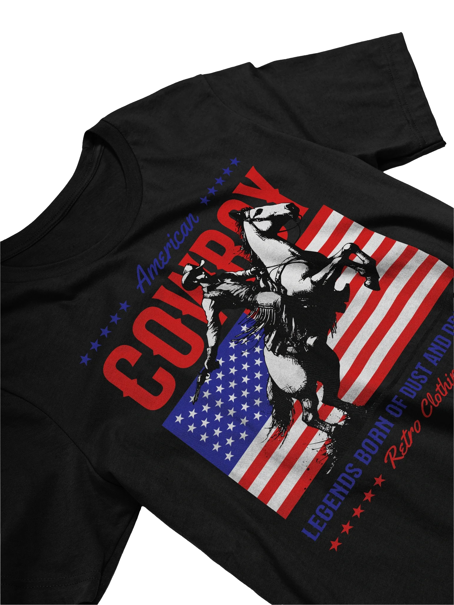 Authentic American Cowboy T-Shirt for Western Fashion product image (21)