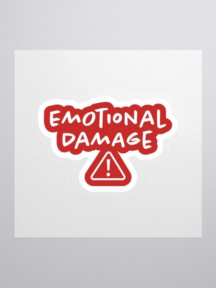 Emotional Damage Warning Stickers product image (1)