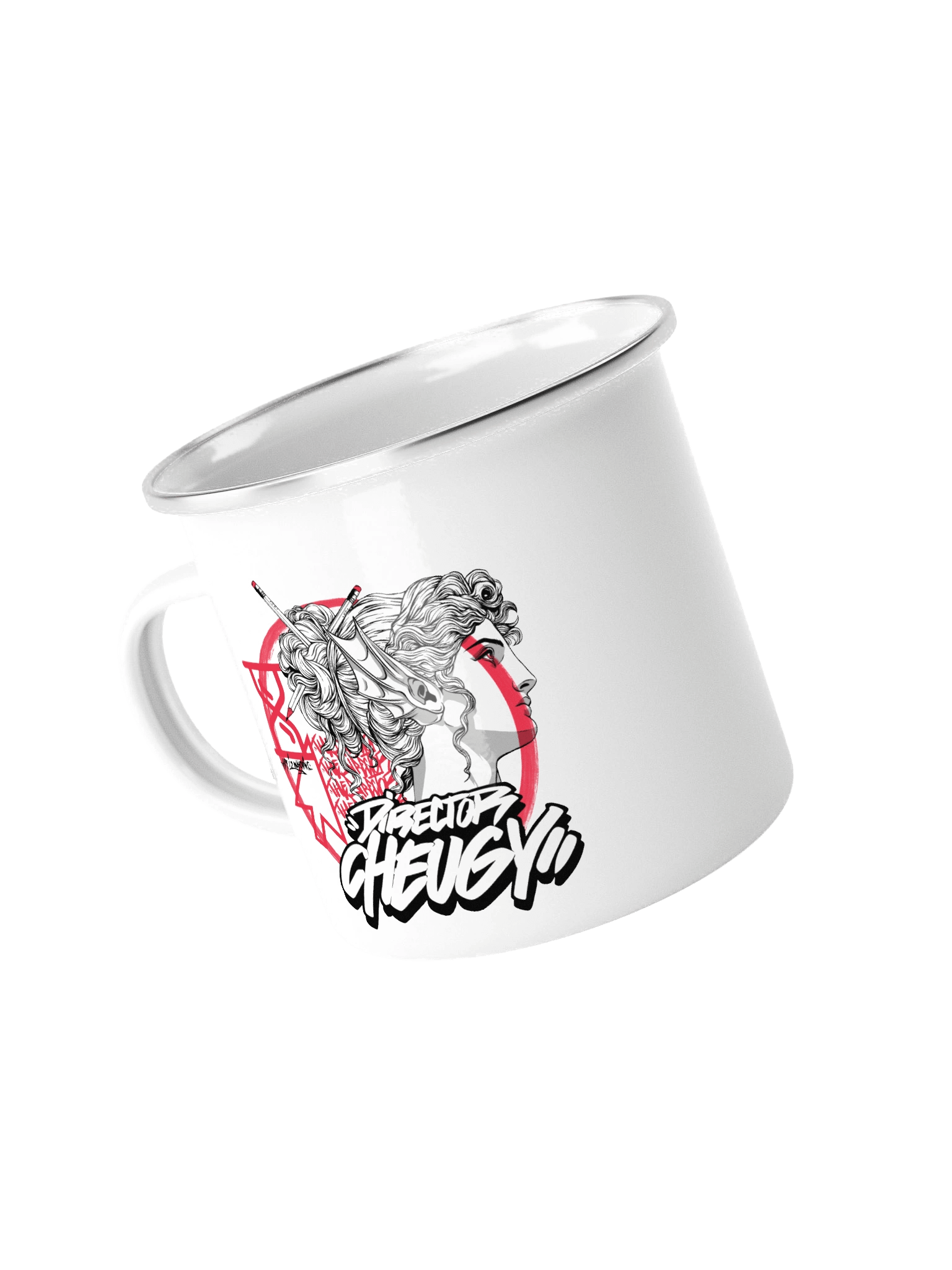 Bustin Enamel Mug (White) product image (4)