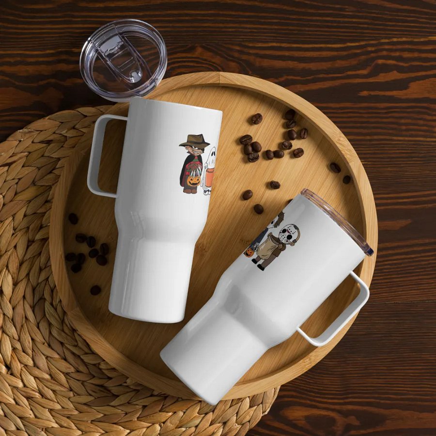 Horror Icons Cartoon Travel Mug product image (12)