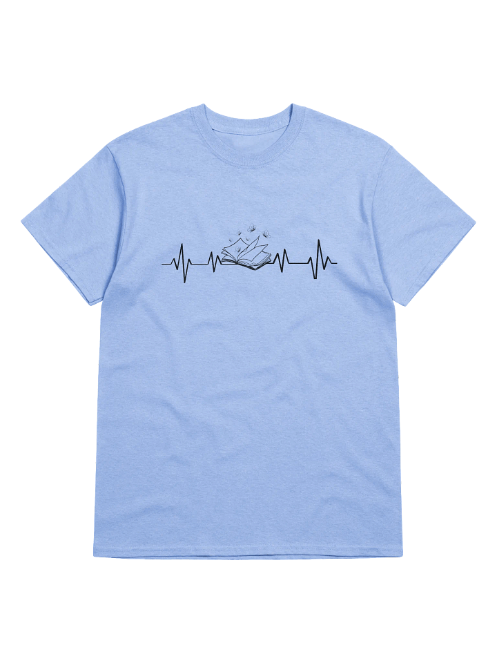Book Lovers Heartbeat Line T-shirt product image (1)
