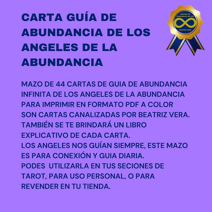Cartas guía de la abundancia infinita de los ángeles + libro explicativo product image (3)