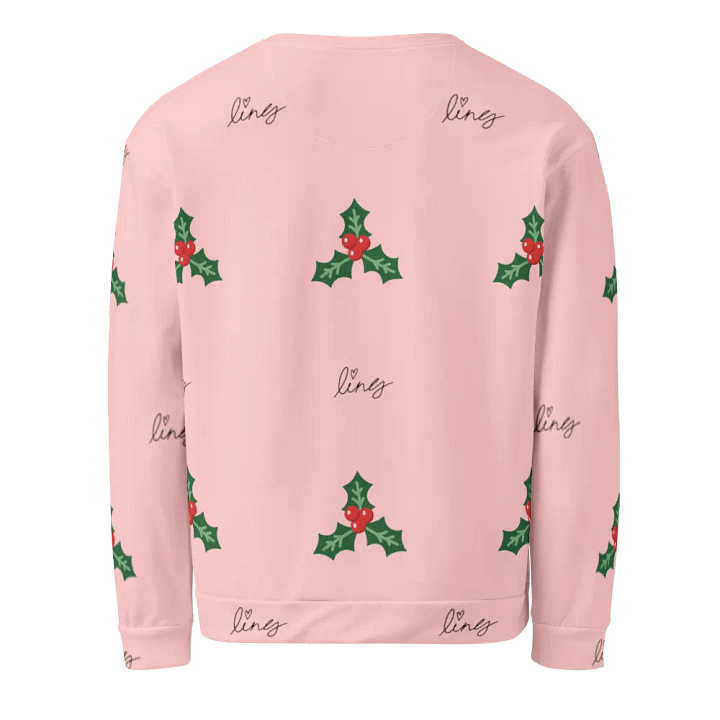 Lingling Kwong Christmas Pink Unisex Sweat Shirt product image (2)
