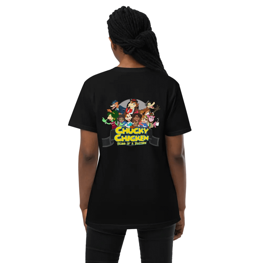Chucky Chicken Films of a Feather Pocket Tee product image (5)