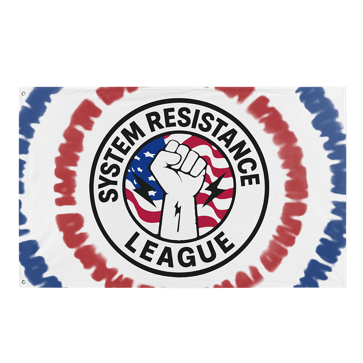 System Resistance League Emblem Flag product image (1)