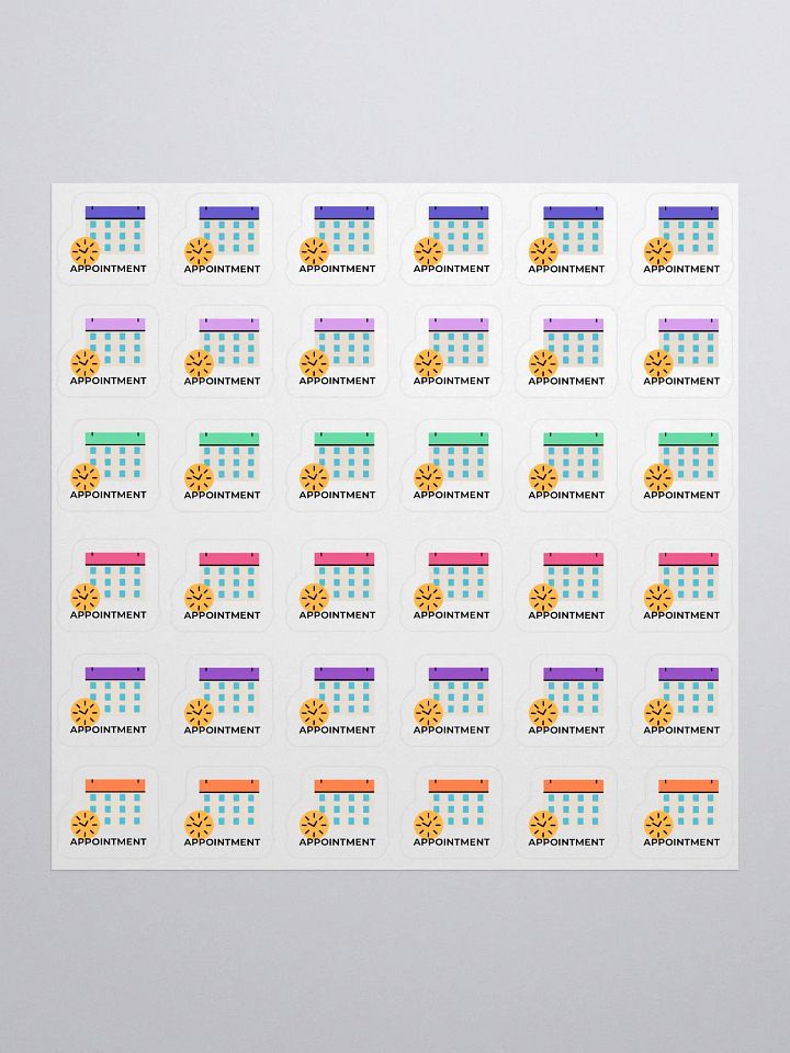 Appointment Stickers – Hand-Drawn, Functional Planner Stickers for Bullet Journals, Work, and Office Organization product image (1)