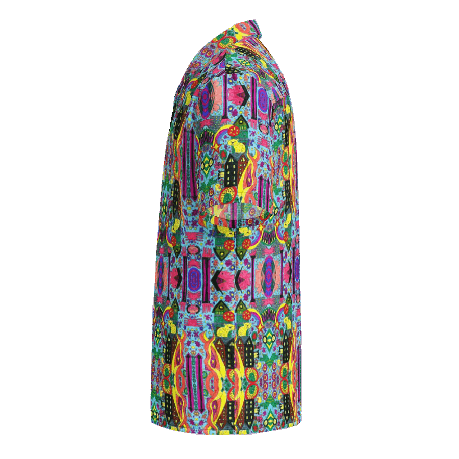 Abstract Doodle Art Joy Unisex Hawaiian Shirt product image (9)