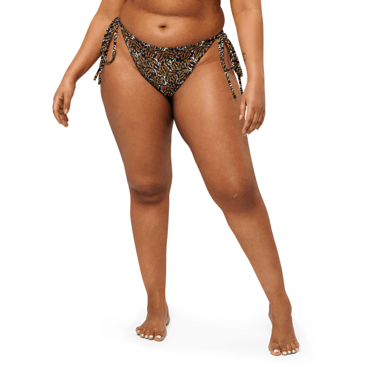 Tiger Flower | Recycled String Bikini Bottom product image (2)