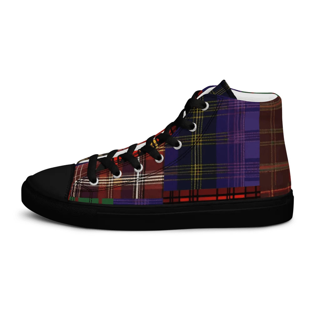 Mixed Tartan Shoes - Men's High Tops product image (11)