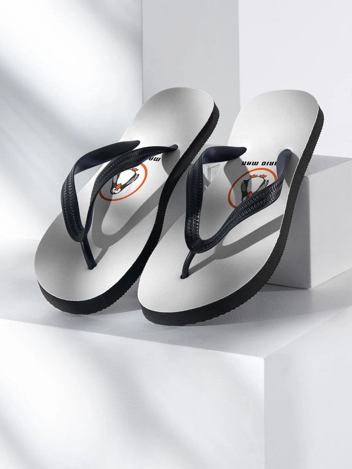 Mario Man Flip Flops product image (1)