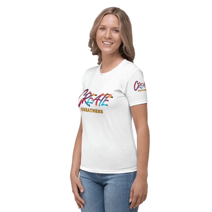 Create Greatness All-Over Print Women's T-Shirt product image (2)