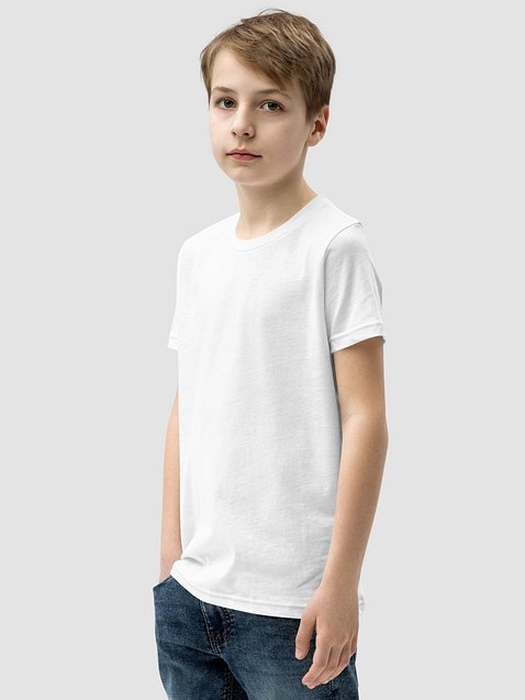 Photo showing Bella+Canvas Youth Short Sleeve T-Shirt