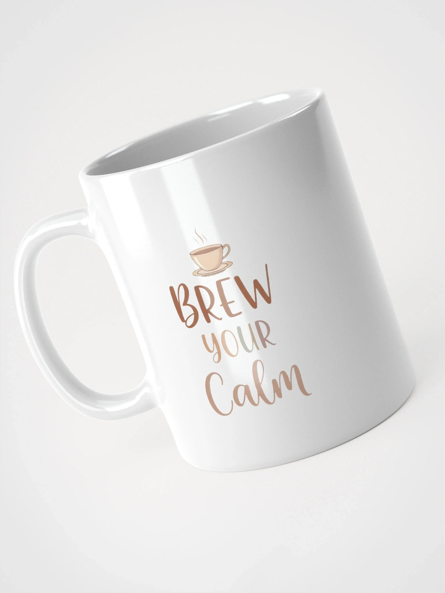 Brew Your Calm Mug – Relaxing Coffee & Tea Ceramic Cup for Stress Relief & Mindfulness product image (4)