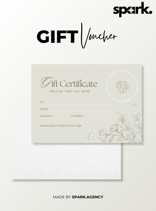 Green Floral Mother's Day Gift Certificate product image (1)