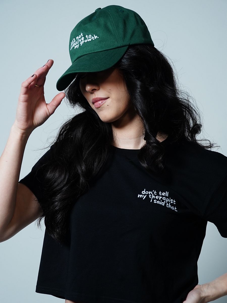 Therapy Cropped Tee (Embroidered) product image (13)