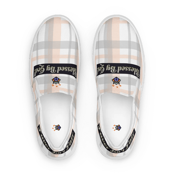 BBG Pink Plaid Women's Slip On V2 product image (2)