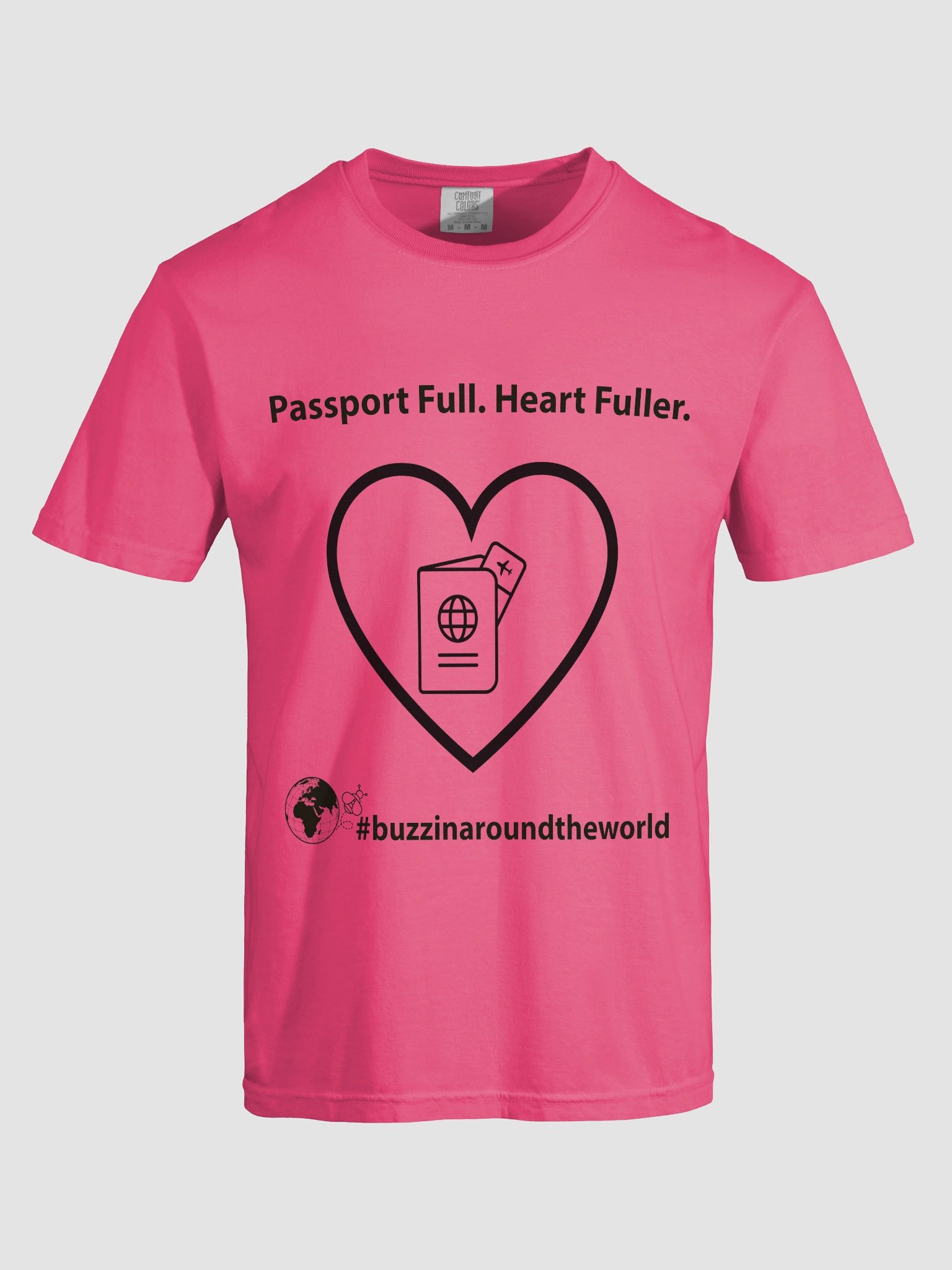Passport Full. Heart Fuller. - T-Shirt product image (69)