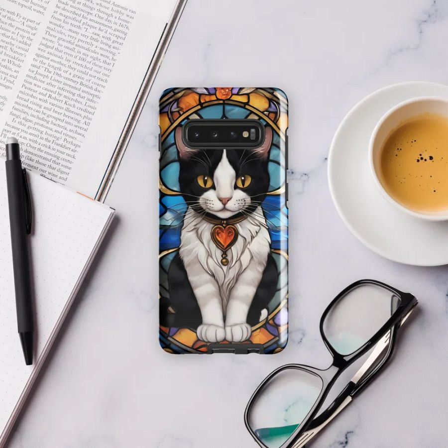Stained Glass Cat Samsung Galaxy Case product image (56)