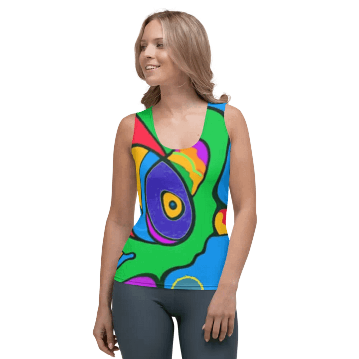 Vibrant Fish Frenzy Women's Tank Top product image (1)