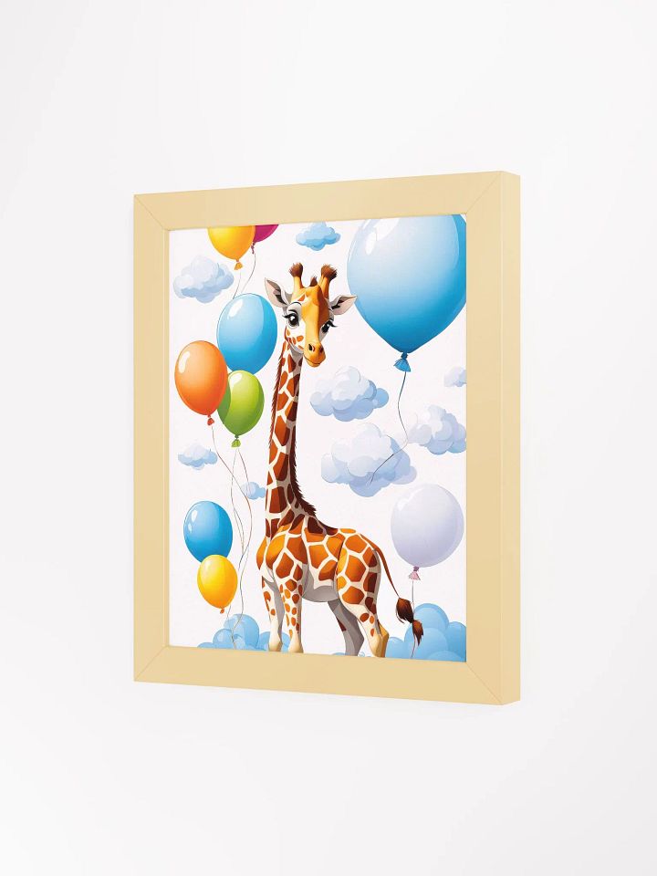 Baby Giraffe - Nursery Wall Art - Framed product image (2)
