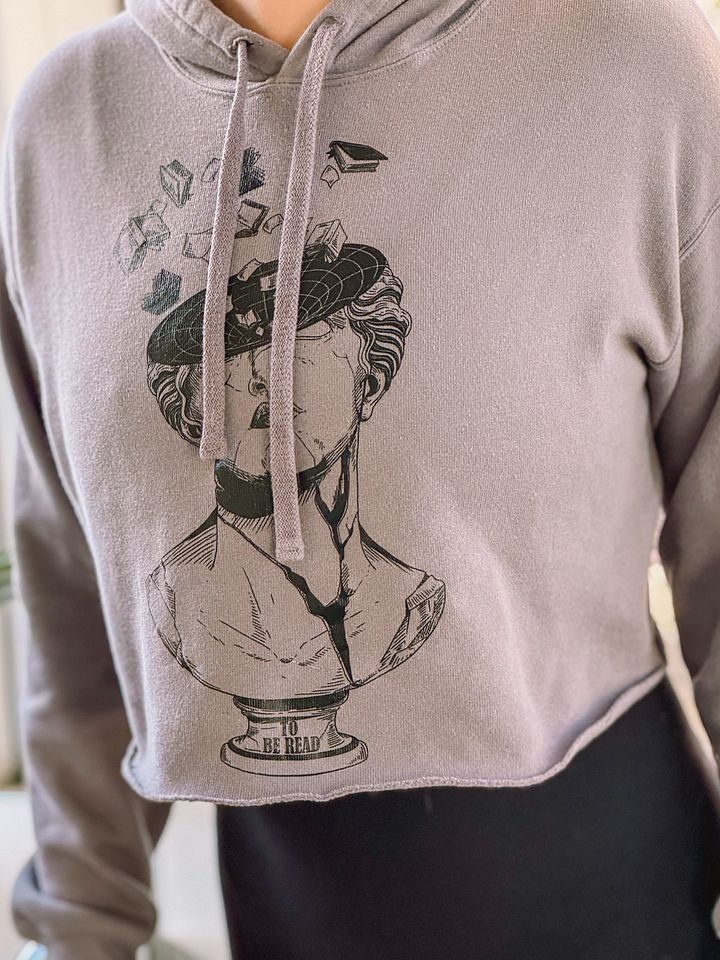 "TBR" Crop Hoodie product image (2)