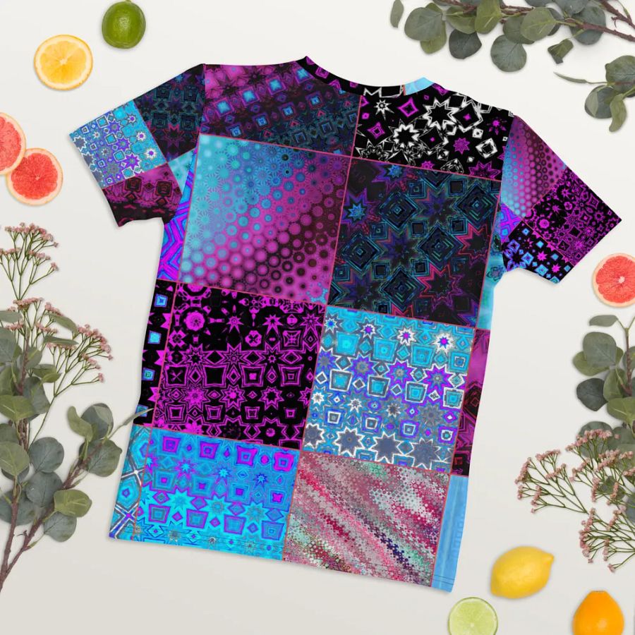 Patchwork Celebration Women's Crew Neck T-Shirt product image (5)