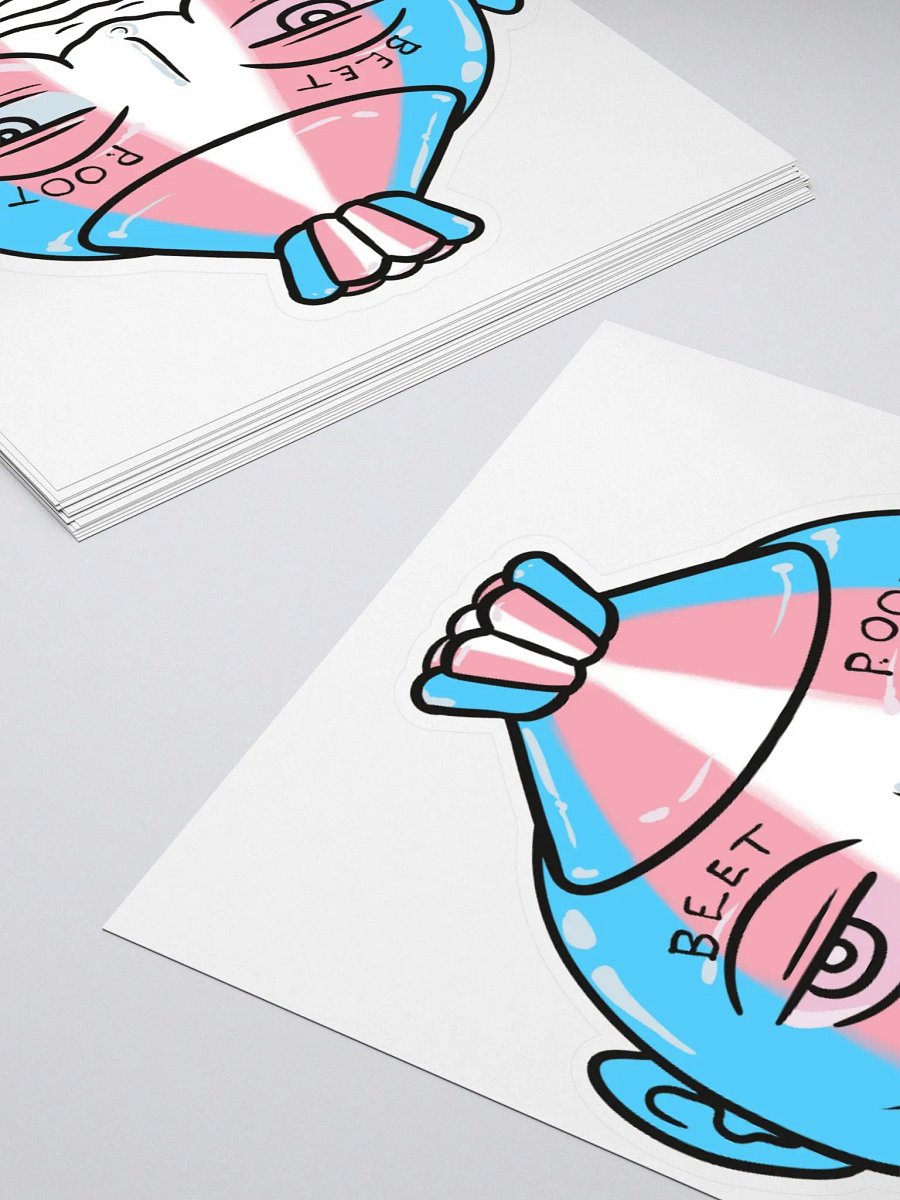 Trans Poot bubble free stickers product image (4)