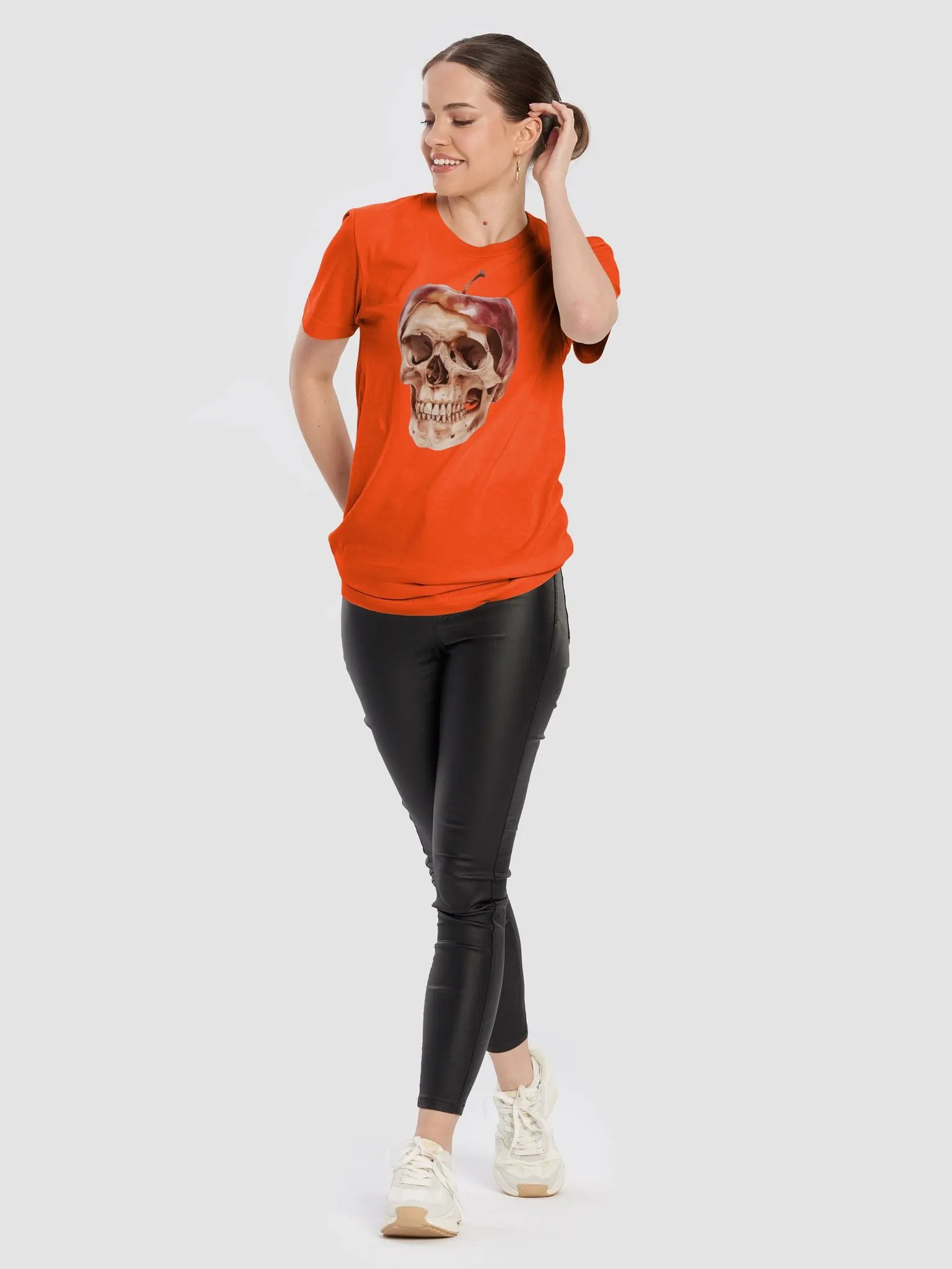 Surreal Apple Skull T-Shirt product image (11)