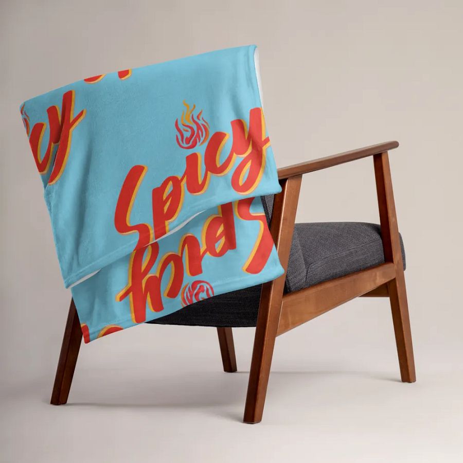 Spicy Dodgeball Club Throw Blanket product image (3)