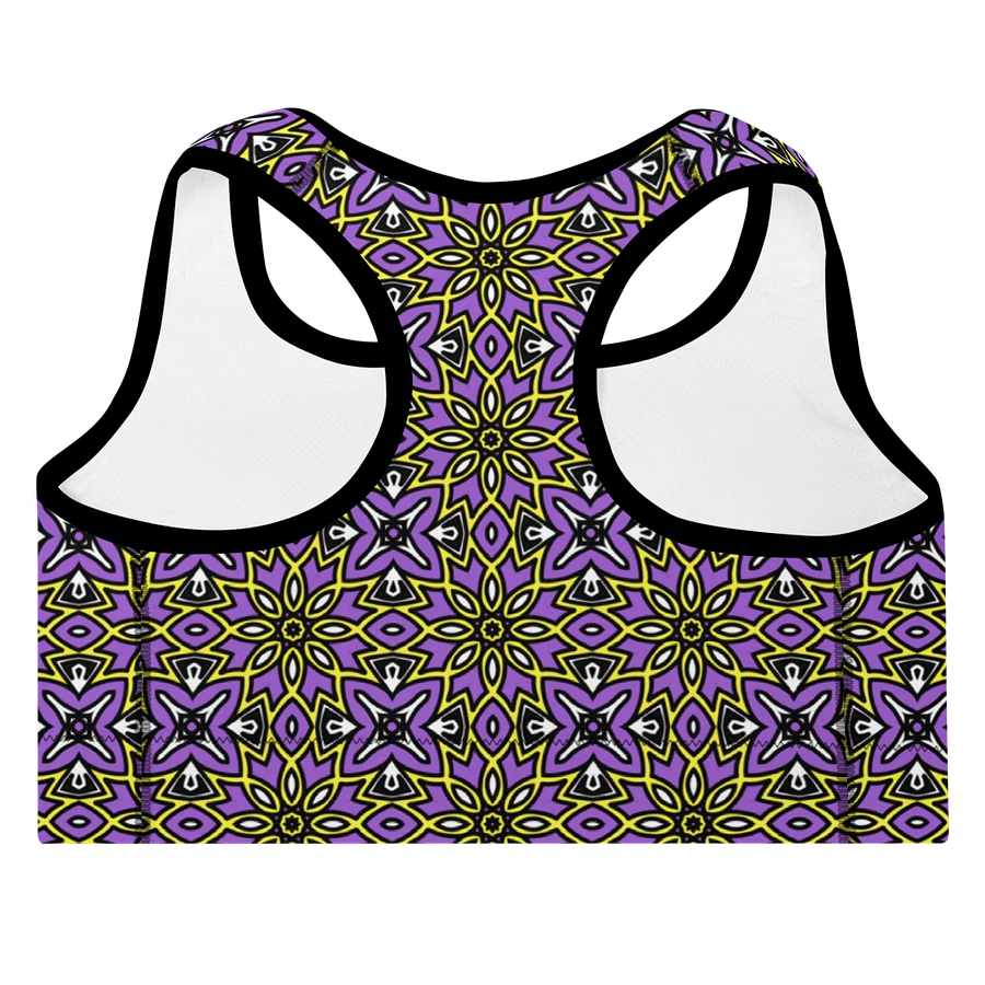 Non-Binary Abstract (1) - Padded Sports Bra product image (4)