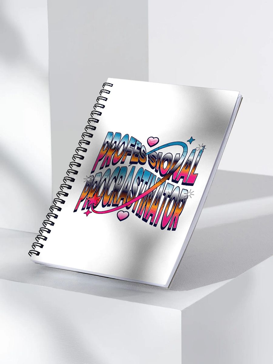 Professional Procrastinator Spiral Notebook product image (3)