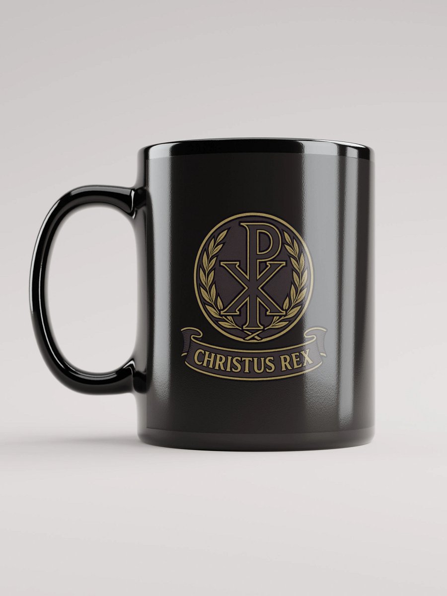 Chi-Rho mug black product image (6)