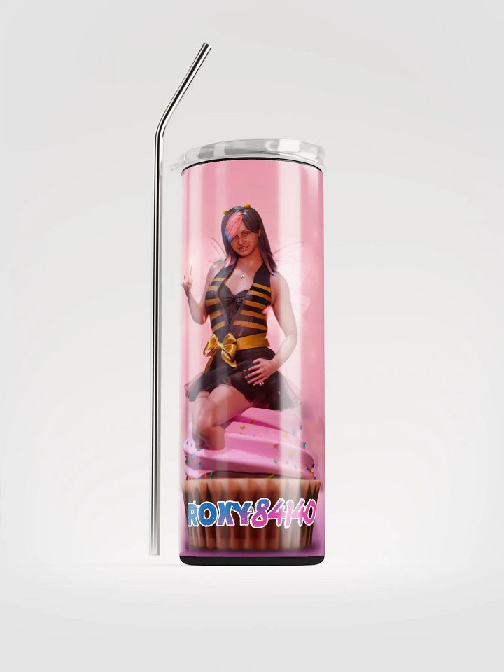 💜🧁 Baddie's One Year Twitch Anniversary Tumbler🧁💜 product image (1)