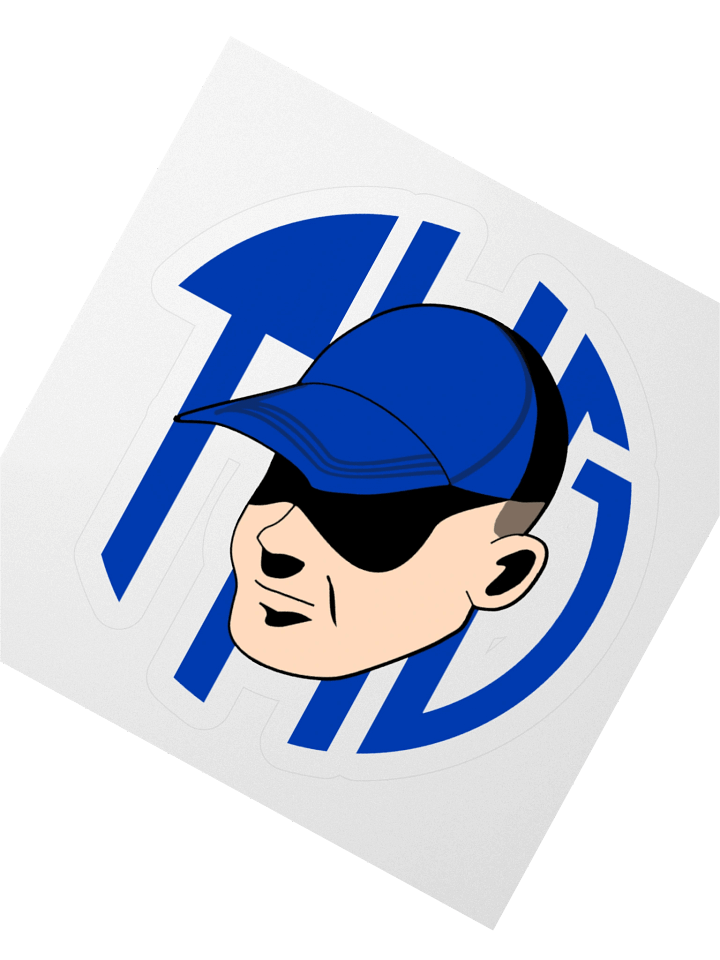 Blue THG Logo Sticker Set product image (2)