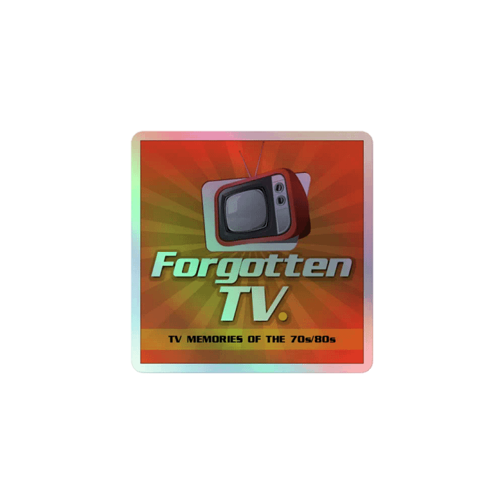 Forgotten TV Holographic Sticker product image (1)