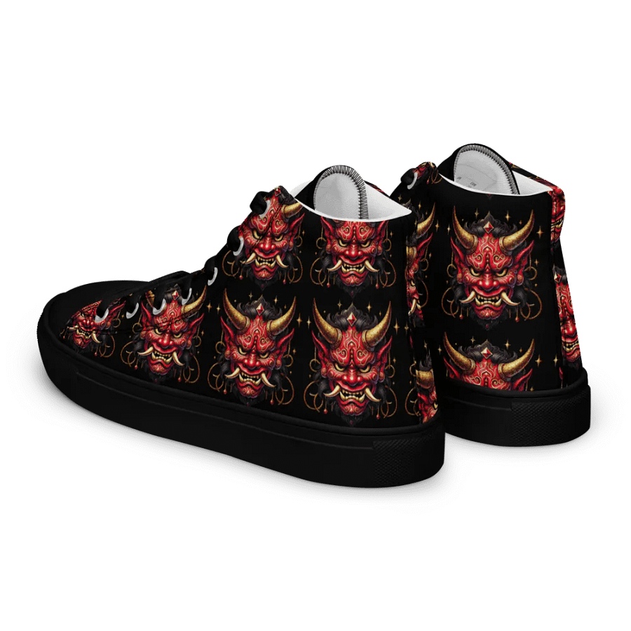 Red Oni Mask Men's High Tops product image (6)