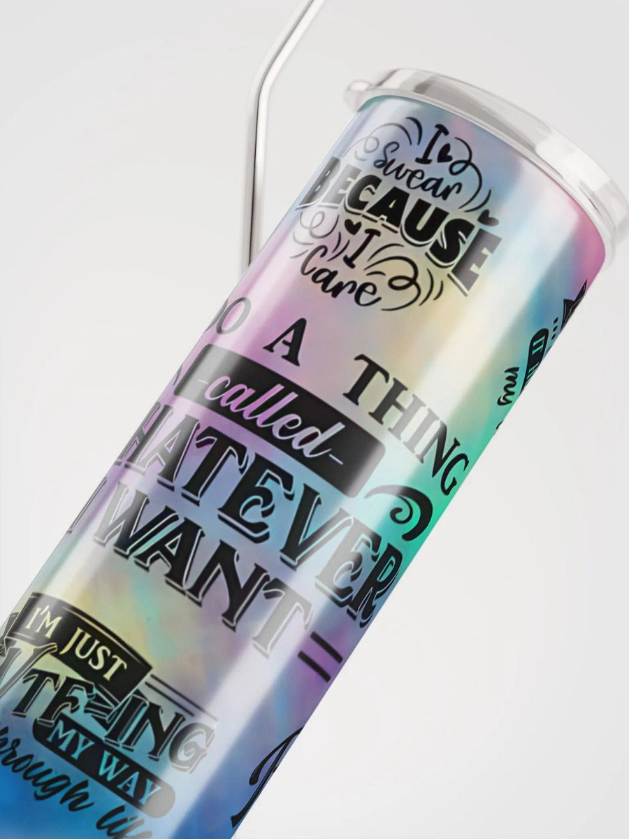 Rebellious Quotes Stainless Steel Tumbler product image (4)