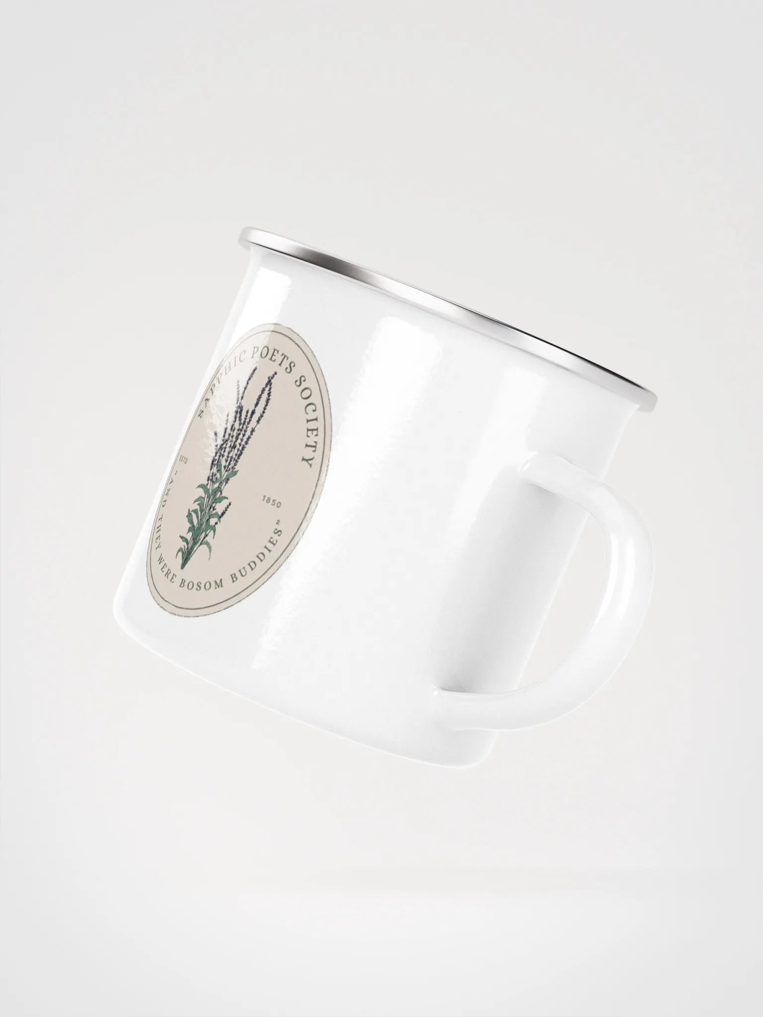Sapphic Poets Society enamel mug product image (3)