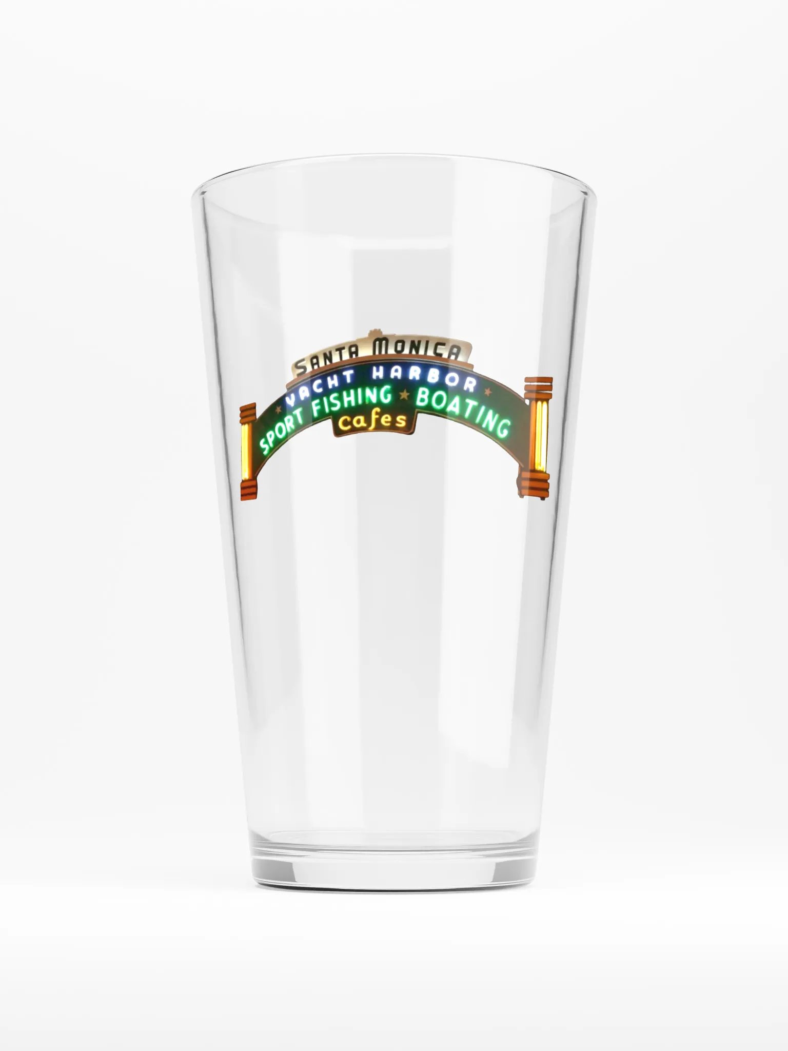 Santa Monica Pint Glass product image (5)