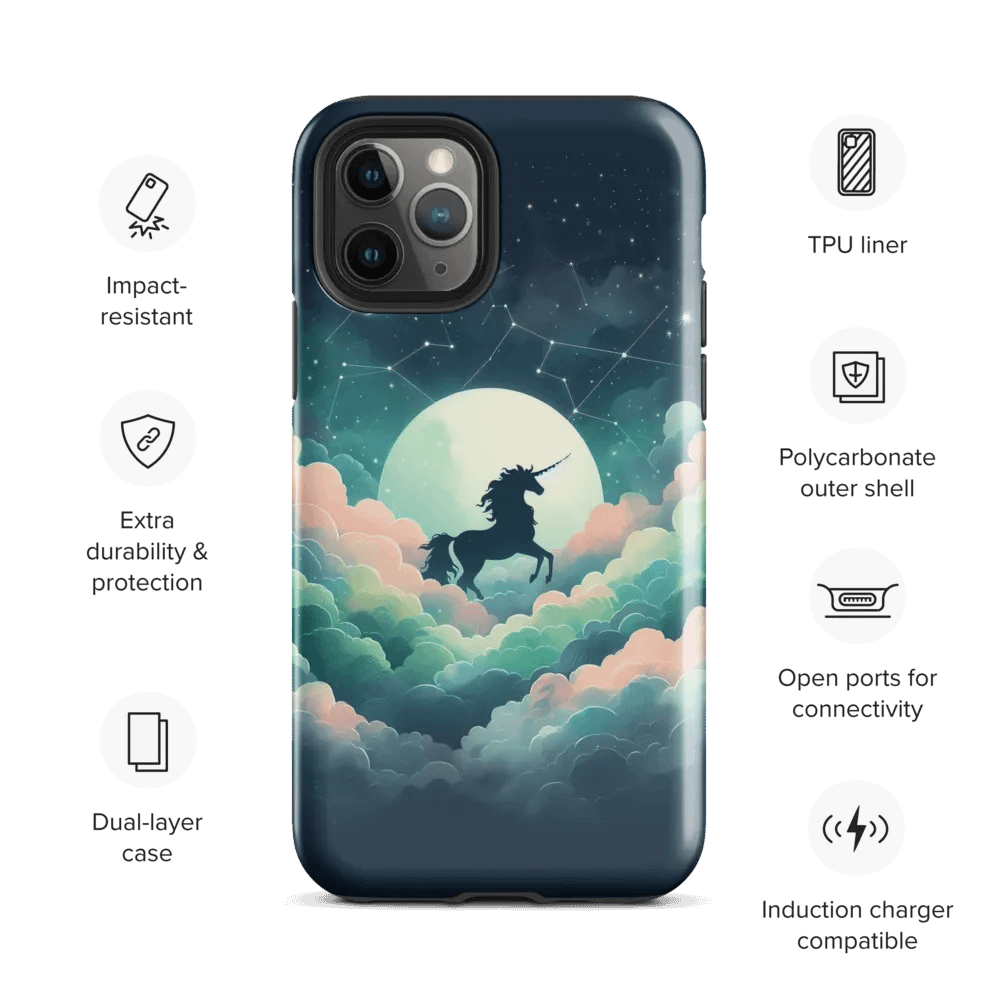 Lunar Unicorn Dreams Tough Case for iPhone® product image (28)