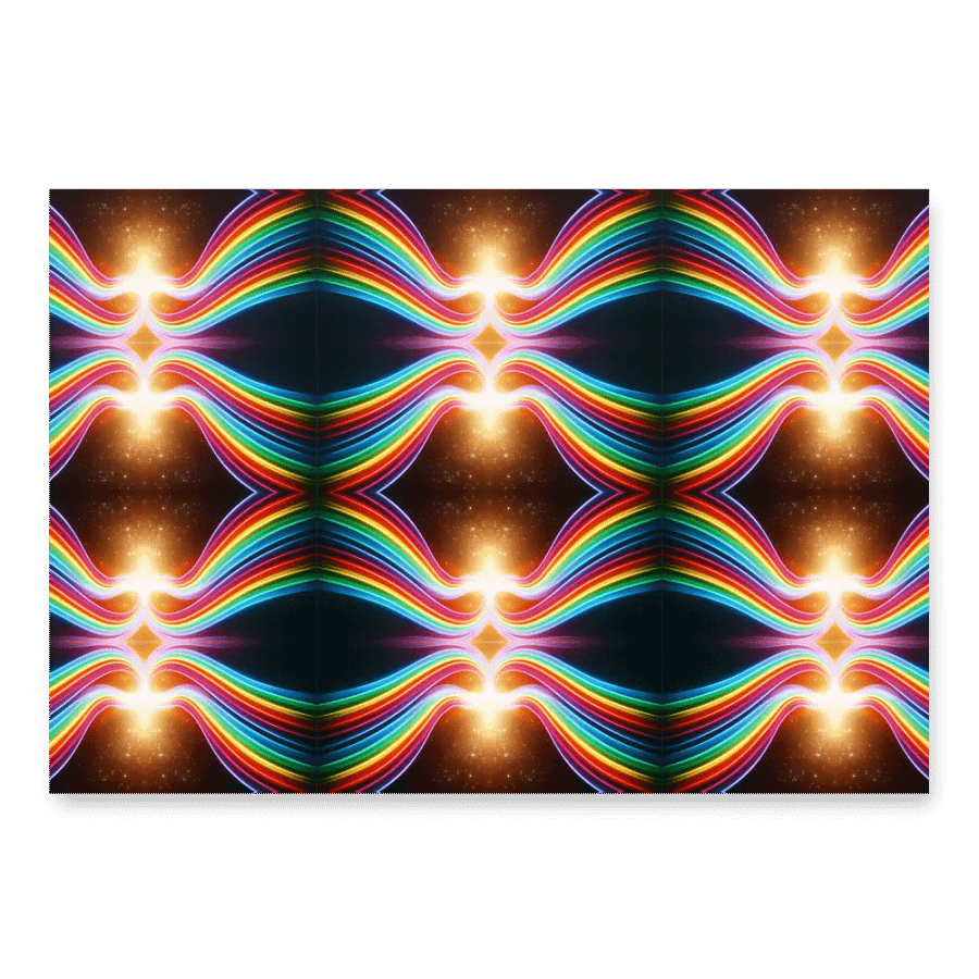 Cosmic Kaleidoscope Wrapping Paper Set product image (1)
