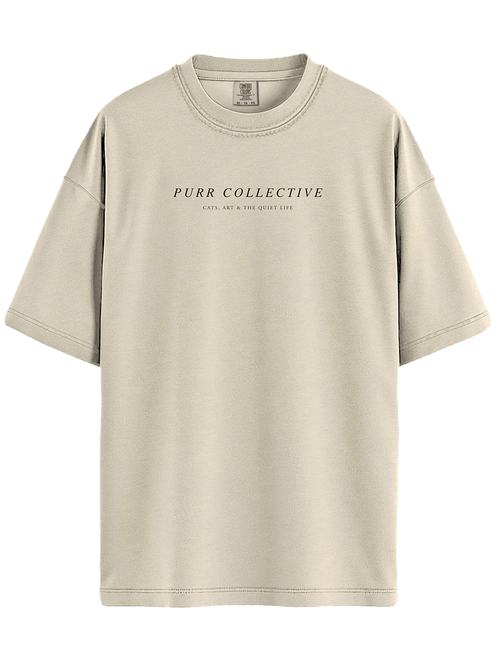 Purr Collective – Relaxed Fit Heavyweight Unisex Cotton T-Shirt product image (2)