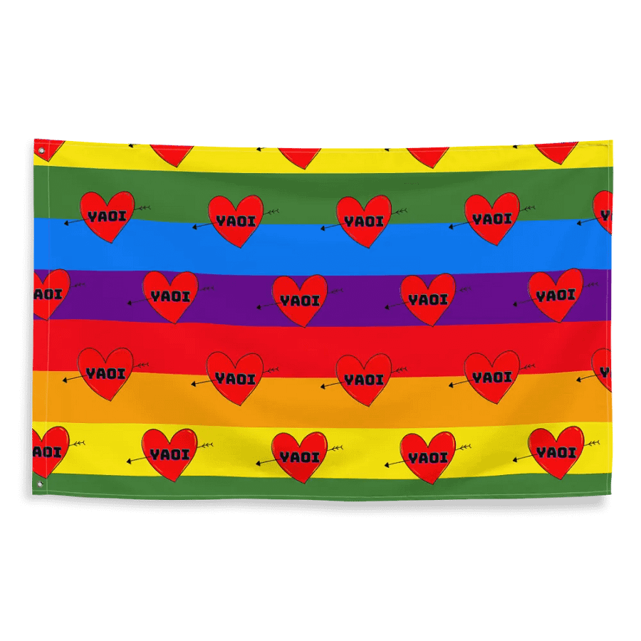 I Love Yaoi Flag product image (2)