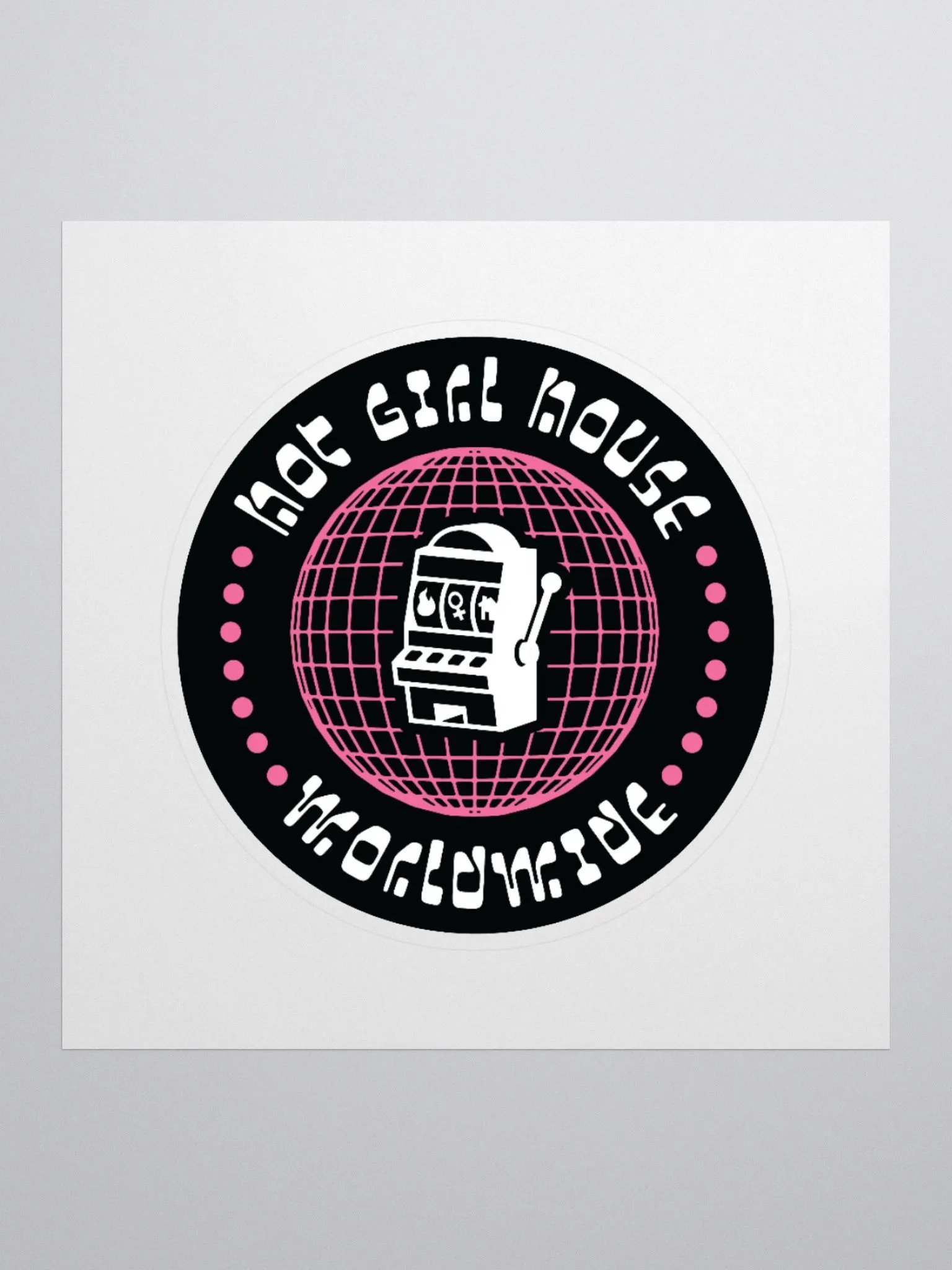 Hot Girl House Worldwide Sticker product image (1)