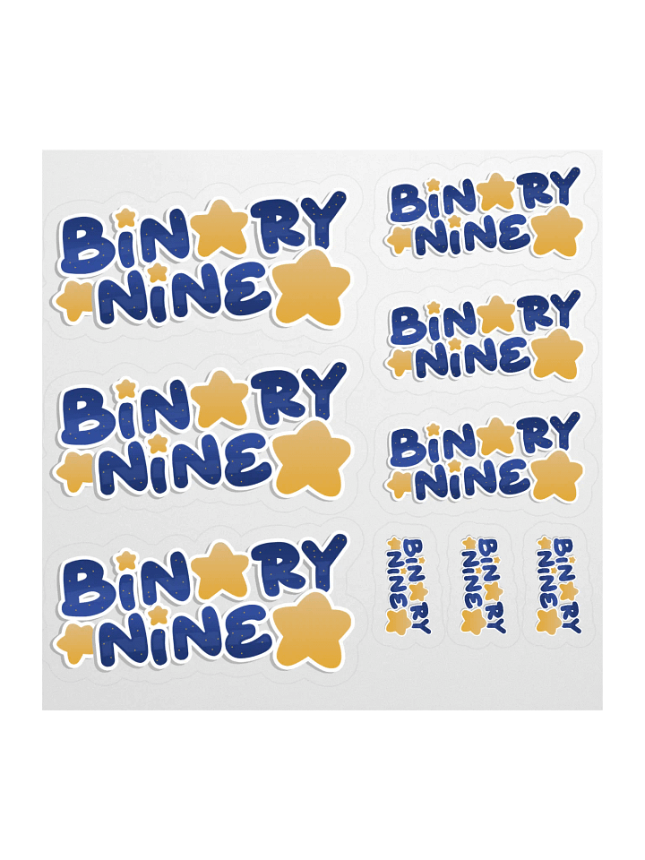 BinaryNine Logo Sticker Sheet product image (1)